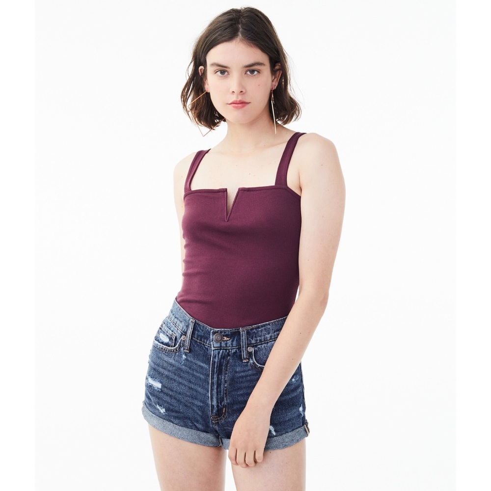 NEW Aeropostale Square-Neck V-Wire Tank